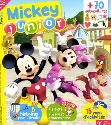 Abonnement annuel au magazine Mickey Junior (12 numéros - Version Papier)