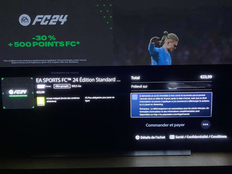 Possesseurs de Fifa 22 ou 23] EA Sports FC 24 sur PS4 / PS5 ainsi que Xbox  (Dématérialisé) –