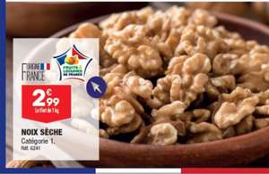 Filet de 1kg de noix sèches - Catégorie 1, Origine France