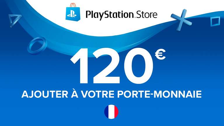 Carte PlayStation Network (PSN) France - 120€ (Dématérialisé)