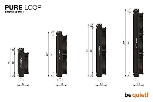 Kit de watercooling be quiet! Pure Loop 360 (BW008) - 360 mm