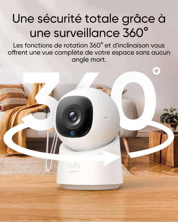 Caméra intérieure eufy Security C220 (Vendeur Tiers)