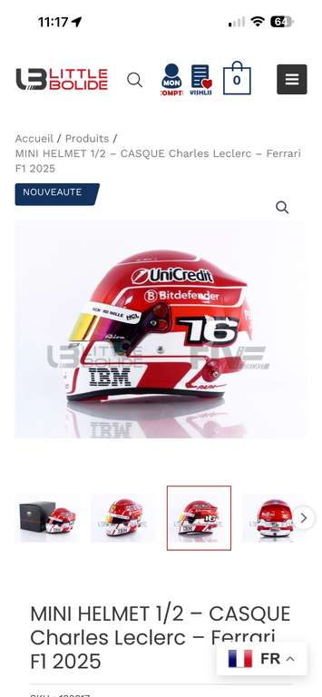 Casque Rouge Playmobil Catégorie 1 Réf 21 - Occasion Très Bon état - Accessoire Figurine
