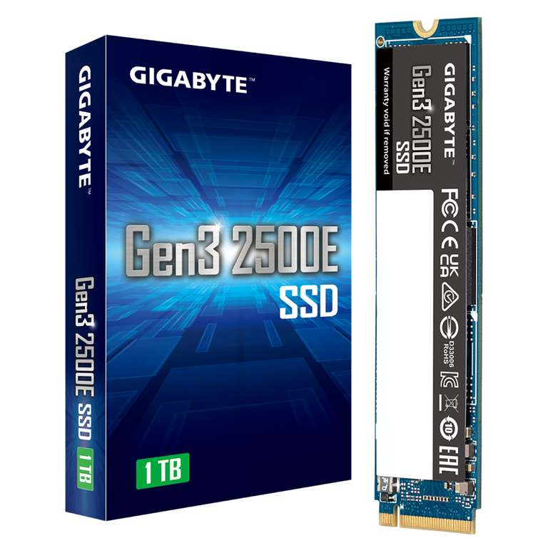 SSD NVMe 1.3 Gigabyte G325E1TB 2500E - 1To, PCIe 3.0x4