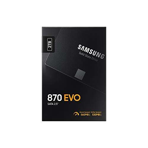 SSD Interne 2.5" Samsung 870 Evo (MZ-77E2T0B/EU) - 2 To