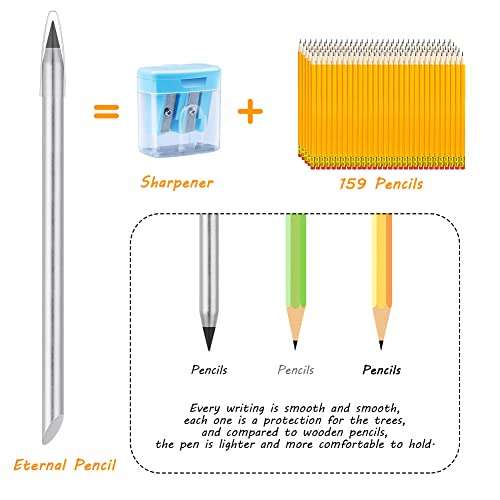 [Prime] Lot de 2 crayons (infinis) en métal Auauy (Vendeur tiers)