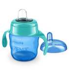 Gobelet avec buse en silicone pour enfant Soupape anti-fuite sans BPA Philips Avent SCF551/05 - pour 6 mois, 200 ml, vert
