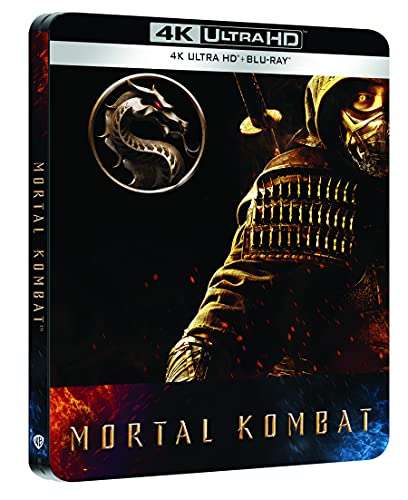 Blu-ray 4K Mortal Kombat - Edition Steelbook + Blu-Ray (Vendeur Tiers)