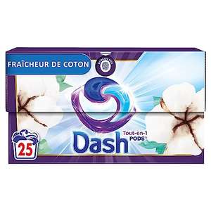 4 Paquets de Lessive Dash La Selection Tout-en-1 Pods En Capsules - 100 Lavages (4x25 Tablettes)