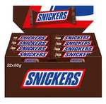 Boite de 32 barres individuelles Snickers - 32x50g