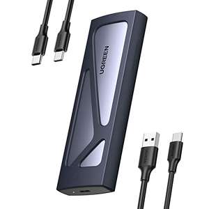 Boîtier UGREEN M.2 SSD NVMe USB 3.2, 10 Gbps , 2 Câbles USB A USB C & USB C USB C Inclus (Vendeur Tiers)