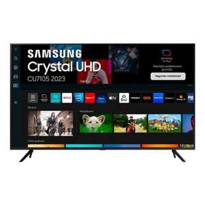 TV 58" Samsung Crystal LED 58CU7105 - UHD 4K, 145cm, Smart TV (Via Remise immédiatet 50€, Cagnottage 100€, ODR de 50€ + Bon d'achat de 60€)
