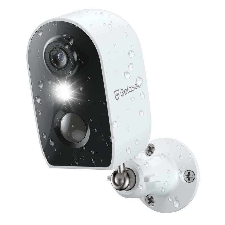 Camera Surveillance GALAYOU R2 Wifi Exterieure Sans Fil Batterie - 2K (via  coupon - vendeur tiers) –