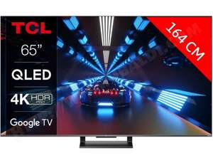 TV 65" TCL 65C731 - QLED, 4K UHD, 144 Hz, HDR Pro, Dolby Atmos & Vision iQ, HDMI 2.1/eARC (ODR de 150€)