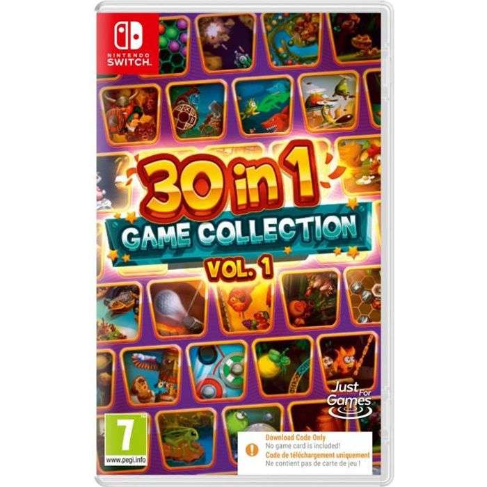 30 in 1 Game Collection Vol. 1 sur Nintendo Switch (Code de téléchargement) - Vendeur tiers
