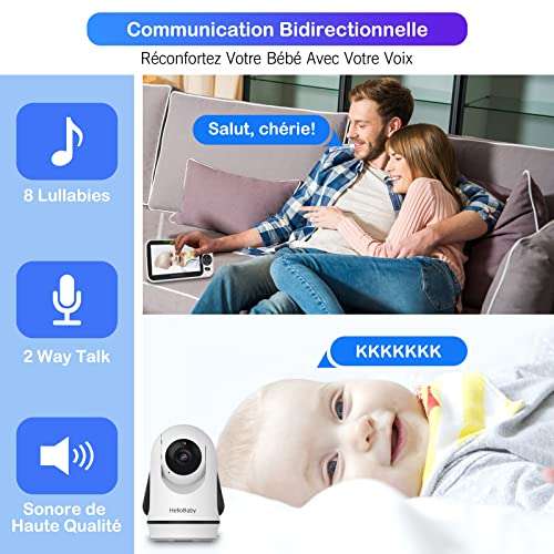 Babyphone HelloBaby HB6352 (Vendeur Tiers) –