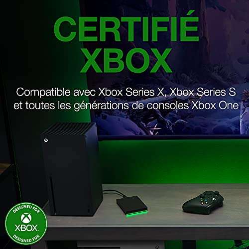 Prime] Disque dur Externe Seagate compatible Xbox Series X - 4 To –