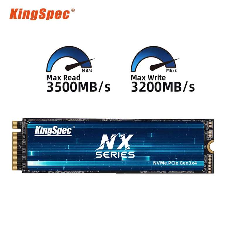 SSD interne M.2 KingSpec NVMe NX Series - 1 To