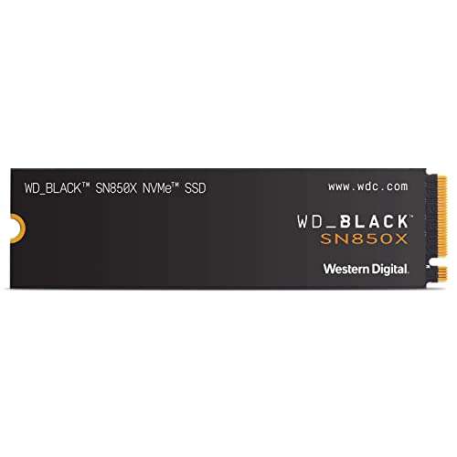 SSD Interne M.2 NVMe Western Digital WD_Black SN850X - 2 To, PCIe 4.0 jusqu'à 7300 Mo/s