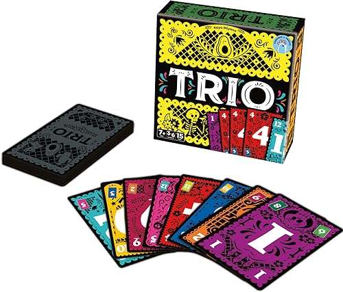 Jeux de Cartes Trio - Famille et Enfants dès 7 Ans, 3 à 6 Joueurs (Via coupon)