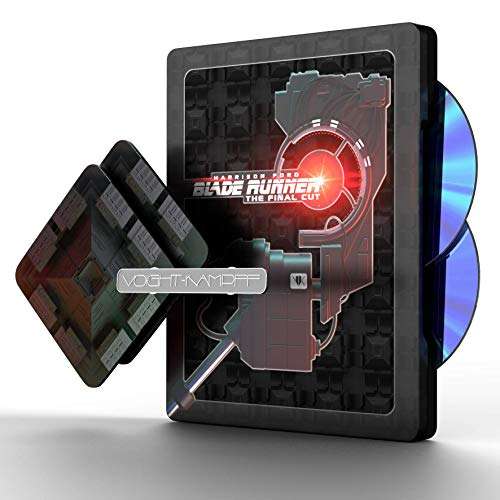 Coffret Blu-Ray 4K UHD SteelBook - Blade Runner (1982) Édition Titans of Cult (4K Ultra HD + Blu-ray + goodies - Version Final Cut)