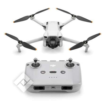 Drone DJI Mini 3 avec Radiocommande RC-N1 (sans écran) - Caméra 4K, Stabilisation 3 axes, Portée 10 km(Frontaliers Belgique)