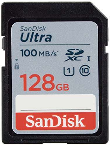 Carte SDXCS SanDisk Ultra - 128Go, 100MB/s (Occasion très bon)
