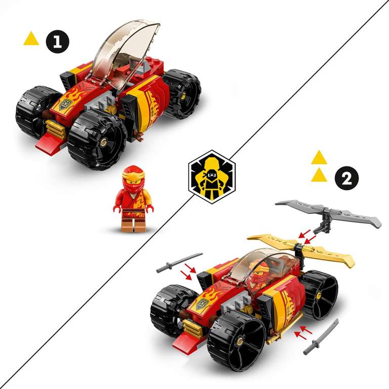 Jouet Lego Ninjago 71780 : La Voiture de Course Ninja de Kai