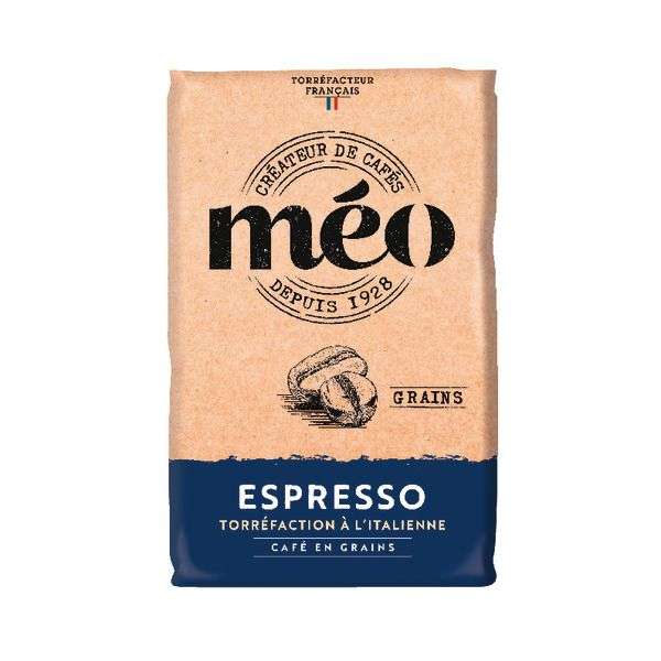 Café en grain Méo Espresso Torréfaction à l'italienne - 1kg