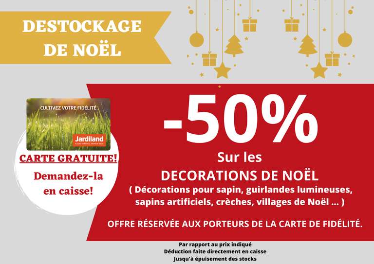 50% de réduction sur les décorations de Noël - Neuilly sur marne (93)