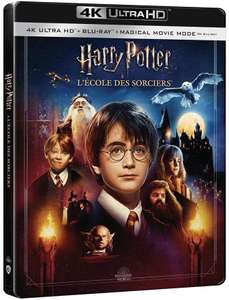 Blu-Ray 4K UHD + Blu-Ray + Magical Movie Mode : Harry Potter à l'école des sorciers - Edition Steelbook (Vendeur tiers)