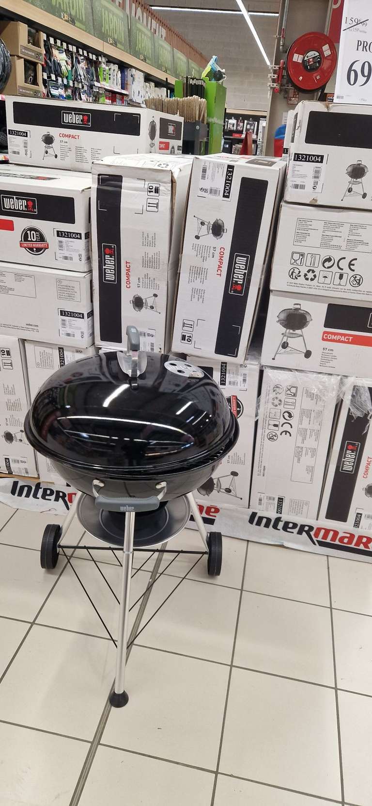 Barbecue Charbon WEBER Compact Kettle 57 CM - Intermarché, Soyons (07)