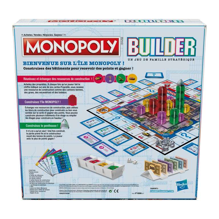 Jeu de société Hasbro Monopoly Builder