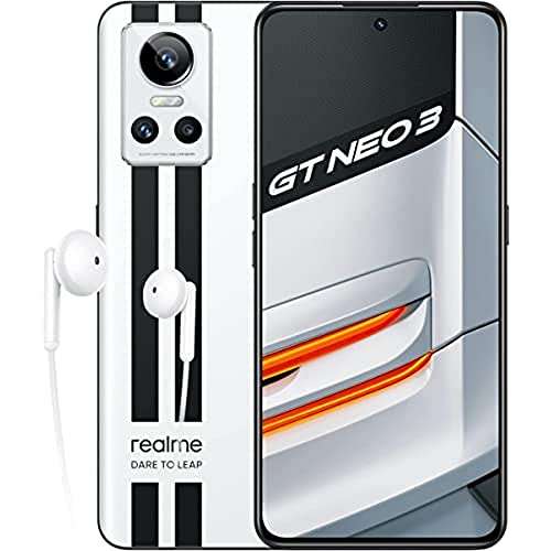 Smartphone ‎6.7" Realme GT Neo 3 5G - FHD+ SuperOLED 120Hz, Dimensity 8100, 8 Go RAM, 256 Go