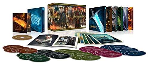 [Prime] Coffret Blu-ray 4K UHD : La Terre du Milieu - Hobbit + Trilogie Le Seigneur des Anneaux