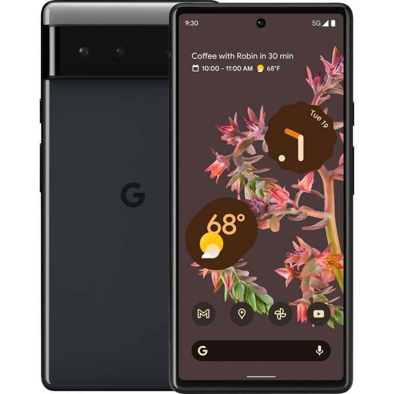 Smartphone 6.4" Google Pixel 6 - 5G, FHD+, Tensor, 8 Go de RAM, 128 Go (Yaphone.com)