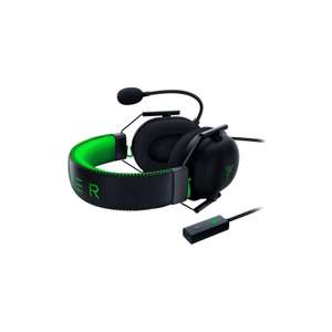Casque gaming Razer BlackShark V2 + USB Mic Enhancer SE - noir / vert