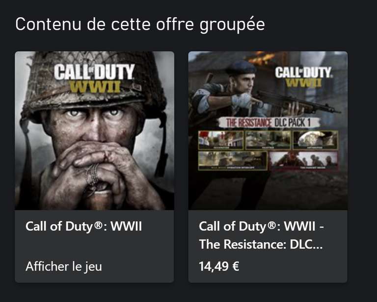 Call of Duty: WWII - Gold Edition sur Xbox One & Series XIS (Dématérialisé - Activation Store ARG)