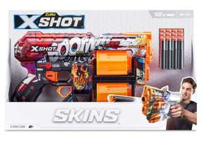 Jouet Pistolet XSHOT Skins Dread+ 12 Flechettes (via 11,99€ de fidélité)