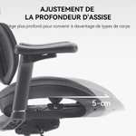 Chaise de bureau ergonomique Sihoo Doro S100 avec Double Support lombaire dynamique (via coupon - vendeur tiers)