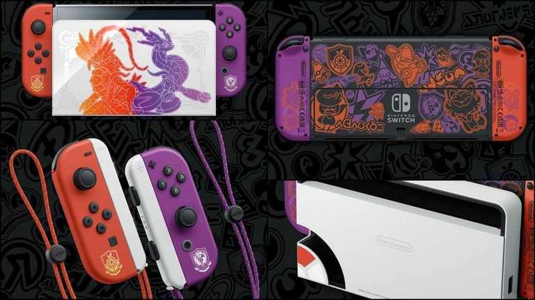 Console Nintendo Switch OLED - Édition spéciale Pokémon Écarlate & Violet + 6,10€ de Rakuten Points