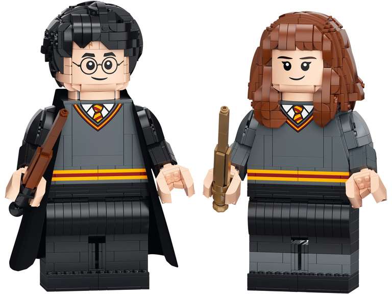 Lot de 2 figurines géantes à construire Lego Harry Potter et Hermione Granger 76393