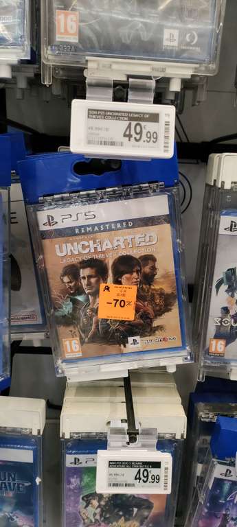 Séléction de jeux en promotion - Ex : Uncharted sur PS5 - Auchan Bordeaux Lac (33)