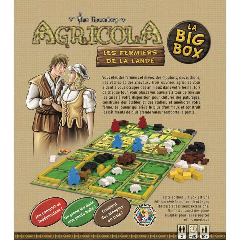Jeu de société Agricola Big Box - 2 Joueurs
