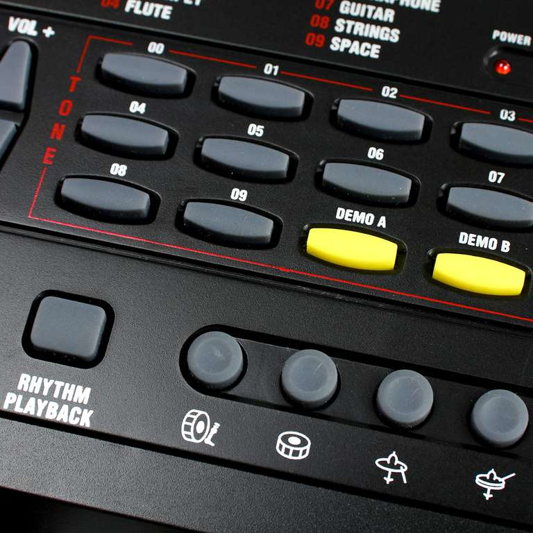 Piano Clavier USB RockJam 49 Touches Bleu Bébé - Pour Débutants Avec App Simply Piano - 200 Sons/Rythmes