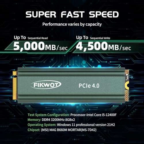 Fikwot FN960 SSD nvme 1To PCIe Gen4