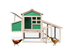 Poulailler 2 à 4 poules avec enclos et pondoir (Vendeur Tiers)