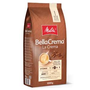 Café en grain Melitta BellaCrema 1kg, non moulu, café en grain