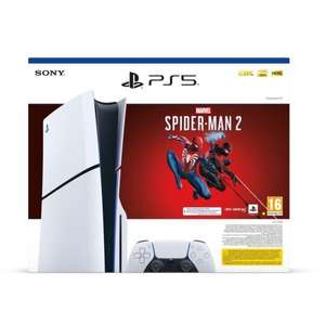 Pack Console Sony PS5 Slim Standard + Marvel's Spider-Man 2 (Via 50€ sur Carte Fidélité)