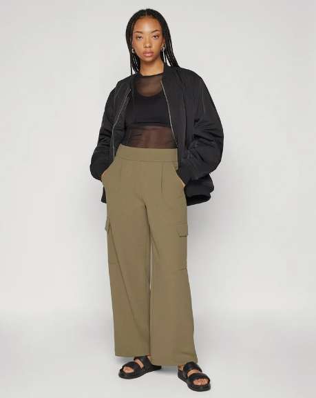 Pantalon cargo JDY Femme - Noir ou Kaki (du XXS au 3XL)